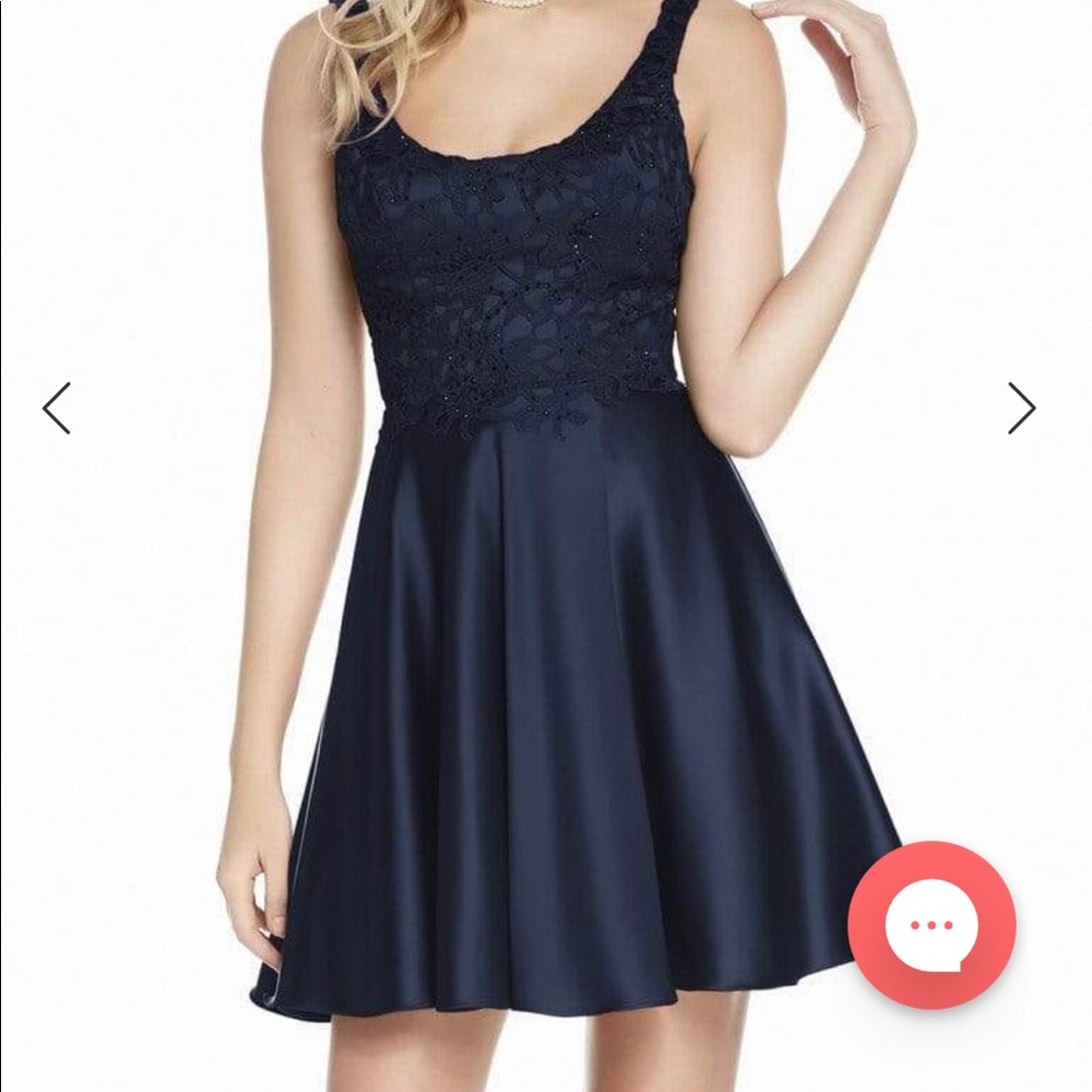 Homecoming Dress- NAVY